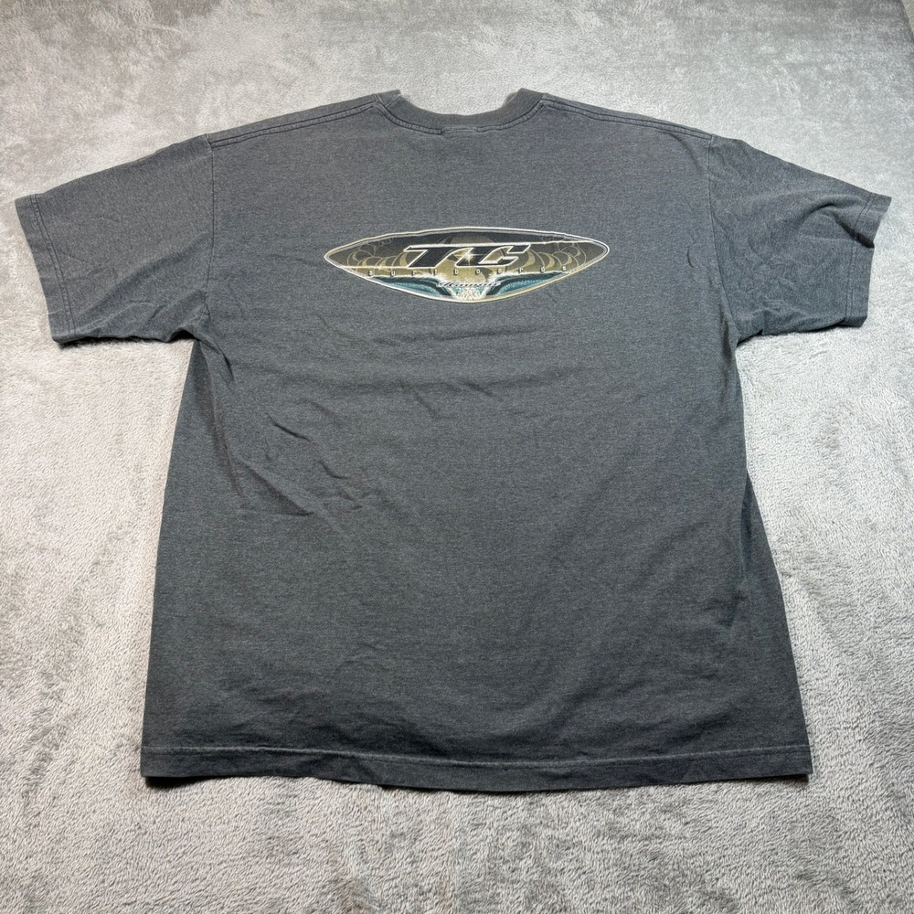 Vintage T&C Surf Designs Hawaii T-Shirt Mens XL Gray Surfboard 90s